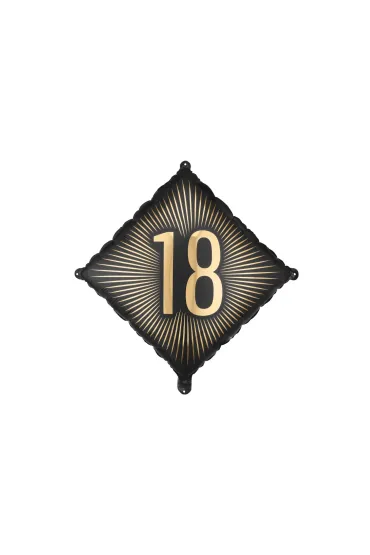 PartyDeco Balon foliowy   18  , 46x46 cm, mix  1 op. / 1 szt.