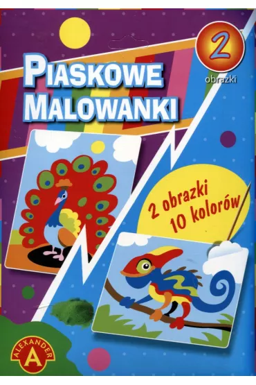 Piaskowe malowanki. Kameleon Paw Alexander