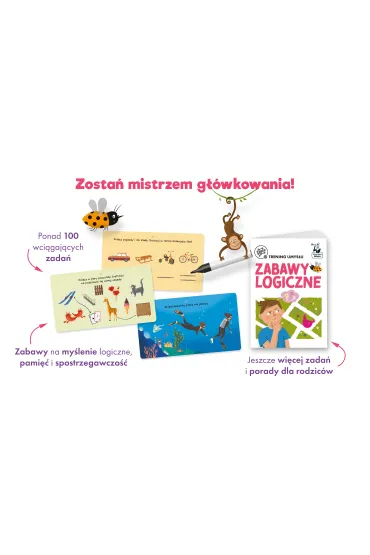 Trening umys�u. Zabawy logiczne - Monika  Sobkowiak