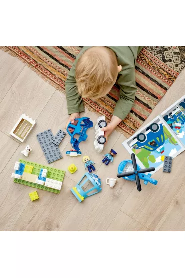LEGO DUPLO Posterunek policji i helikopter 10959