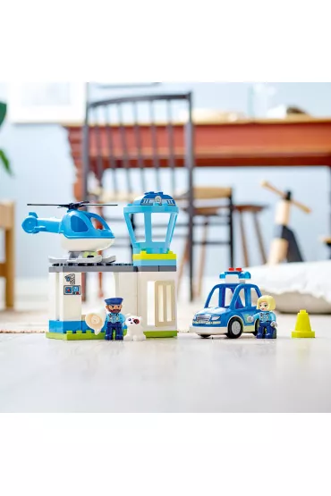 LEGO DUPLO Posterunek policji i helikopter 10959