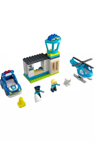 LEGO DUPLO Posterunek policji i helikopter 10959