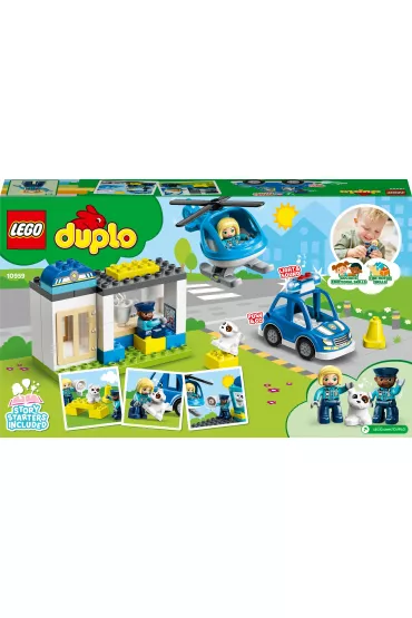 LEGO DUPLO Posterunek policji i helikopter 10959