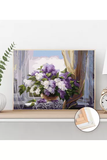 Twoje Hobby Malowanie po numerach - Lilac przy oknie 40x50cm