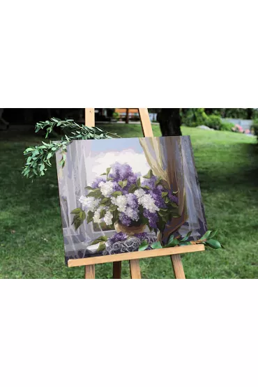 Twoje Hobby Malowanie po numerach - Lilac przy oknie 40x50cm