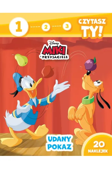 1, 2, 3, czytasz ty! Poziom 1. Udany pokaz. Disney Miki i Przyjaciele - El�bieta Lekan 