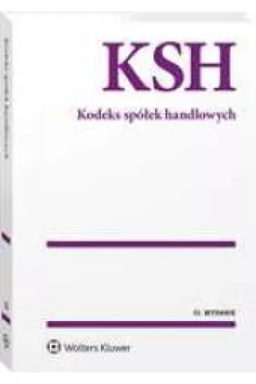 Kodeks sp�ek handlowych. Przepisy