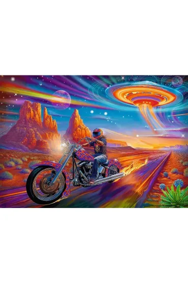 Puzzle 1000 el. DreamScapes: Szalona jazda Trefl
