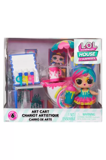 Lalka LOL Surprise HOS Furniture Playset with Doll S2. Zestaw mebli z lalk 583769 Mga Entertainment