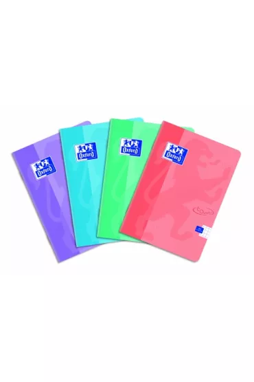 Oxford Brulion A5 Soft Touch Pastel kratka 96 kartek