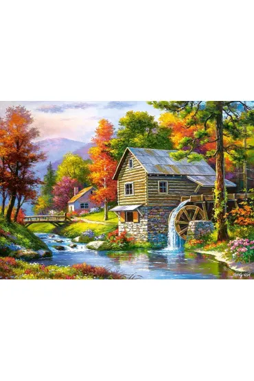 Puzzle 500 el. Stary m�yn Sutter Castorland