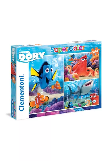 Puzzle 3x48 el. Finding Dory 25214 Clementoni