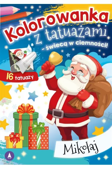 Malowanka A5  Kolorowanka z tatua�ami   �wiec� w ciemno�ci  Miko�aj SKRZAT 078824