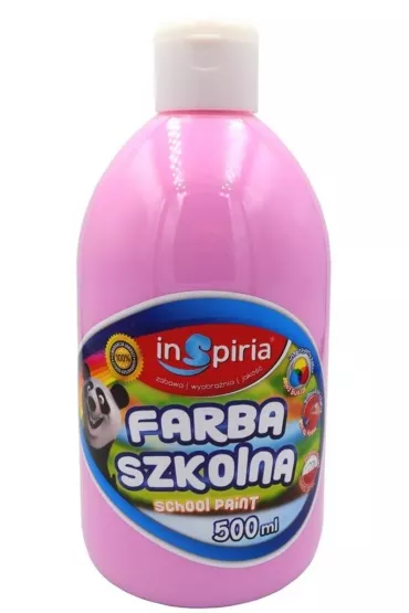 InSpiria Farba szkolna r�owa 500 ml