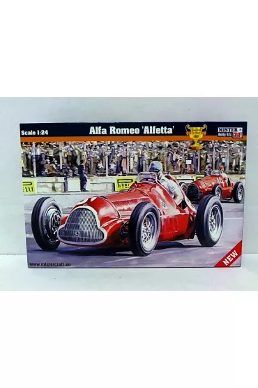 Model samochodu do sklejania Alfa Romeo Alfetta 1:24 D-222 Mastercraft