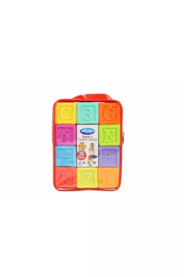 Klocki edukacyjne 10szt w worku