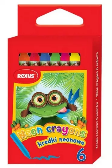 Beniamin Kredki neonowe 6 kolor�w