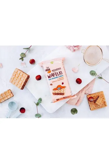 Super Fudgio Wafelki z kremem kakaowo-orzechowym bez dodatku cukru 120 g Bio