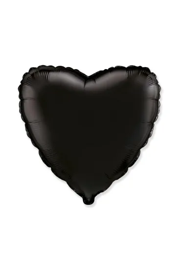 Godan Balon foliowy Serce czarne 46cm