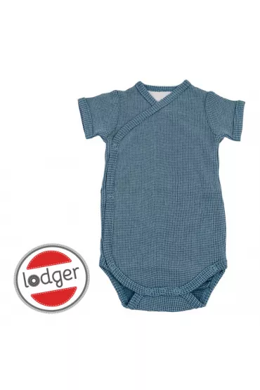 Lodger Body kopertowe niemowlce krtki rkaw baweniane niebieskie Ciumbelle Dragonfly rozm. 80