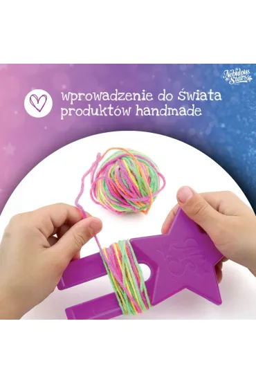 Zestaw do robienia breloczk�w z pomponami Nebulous Stars