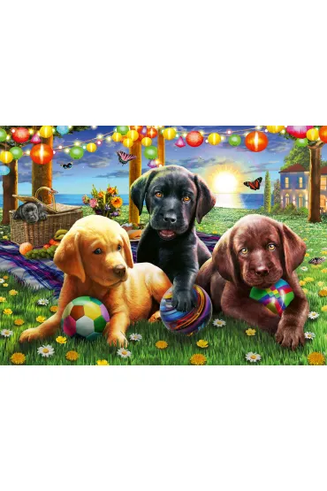 Puzzle 100 el. XXL Psy Ravensburger