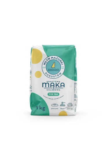 M�yn Mazurki Kraftowa m�ka pszenna typ 750 chlebowa 1 kg