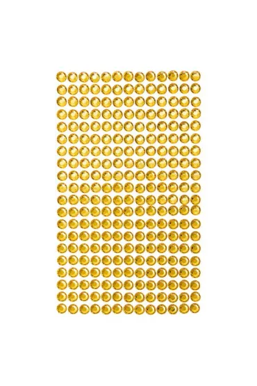 Dalprint Kryszta�ki samoprzylepne yellow 6 mm 260 szt.