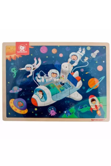 Puzzle drewniane 48 el. Kosmos Brimarex