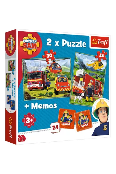 Puzzle Stra�acy w akcji + memos Trefl
