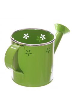 Metalowa konewka z kwiatowymi wyci�ciami 11cm