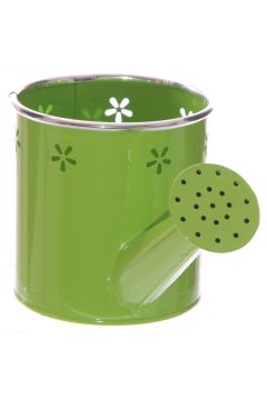 Metalowa konewka z kwiatowymi wyci�ciami 11cm