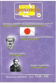 Miniatury matematyczne 63 Japoskie zadanie o....