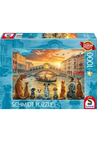 Puzzle 1000 PQ Psy w Wenecji W�ochy 114007 Schmidt