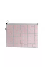 Happy Color Teczka z tworzywa z suwakiem TRENDY, Soft Pink, B4