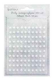 Dalprint Per�y samoprzylepne Off white 5 mm 100 szt.