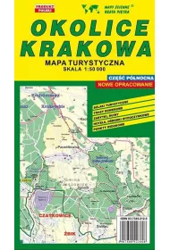 Okolice Krakowa P�n. 1: 50 000 mapa turystyczna