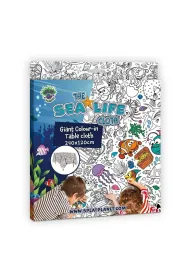 Obrus do pomalowania Morskie �ycie 240x120cm Splat Planet
