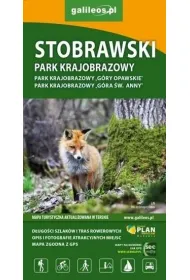 Mapa turystyczna - Stobrawski Park Krajobrazowy