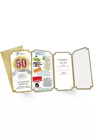 Kukartka Karnet PM-173 Urodziny 50 2021