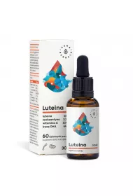 Aura Herbals Luteina + Witamina A + DHA + Zeaksantyna Suplement diety 30 ml