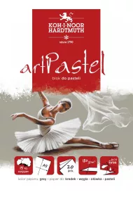 Koh-I-Noor Blok do pasteli Artpastel A5 szary 180 g 20 kartek