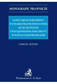 eBook Nowe ujcie dokumentu w polskim prawie prywatnym ze szczeglnym uwzgldnieniem dokumentu w postaci elektronicznej pdf