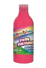 St. Majewski Farba plakatowa w butelce Bambino r�owa 500ml