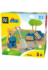 Klocki Blocki MUBI Figurka Budowlaniec (zestaw uzupe�niaj�cy)