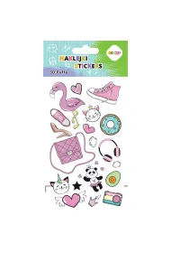 Happy Color Naklejki 3D PUFFY-Funky Pink 10x20cm