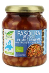 Bio Planet Fasolka w sosie pomidorowym 360 g Bio