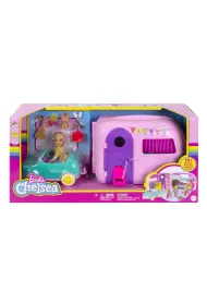 Barbie Przyczepa kempingowa Chelsea + Lalka FXG90 Mattel