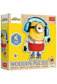 Puzzle konturowe 50 el. Szalony Minionek Trefl