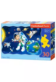 Puzzle 30 el. Spacer w kosmosie Castorland